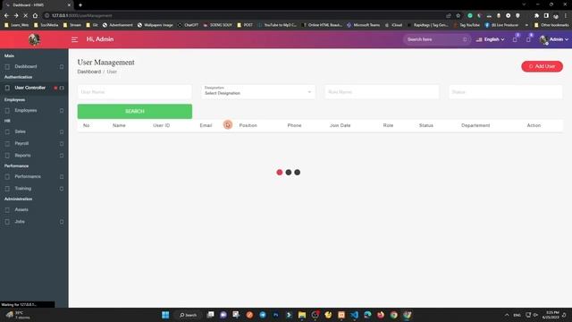 Add search for all user management Laravel 10 | HR System смотреть онлайн