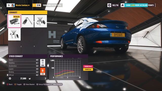 1999 FORD PUMA ? 500HP | Forza Horizon 5 ‹ Nicolas Garage › смотреть онлайн