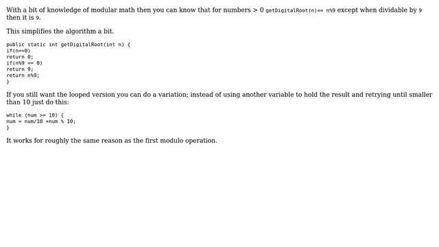 Code Review: Digital root recursive function (4 Solutions!!) смотреть онлайн