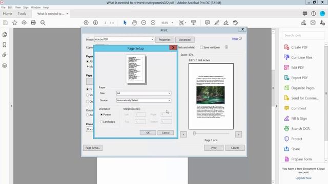 How to convert legal size to a4 size in pdf using Adobe Acrobat Pro DC смотреть онлайн