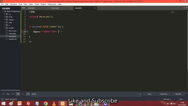 how to insert data into database using php смотреть онлайн