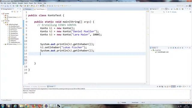 Java Objektorientiertes Programmieren Teil 02 | Getter und Setter Methoden смотреть онлайн