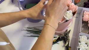 Как сделать букет из мыльных роз