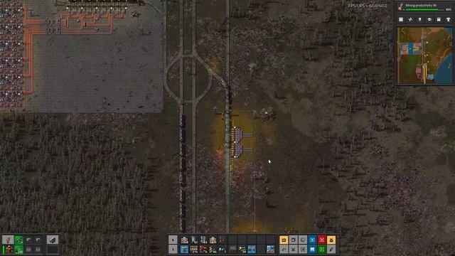 FACTORIO - Fast trains loading and unloading смотреть онлайн