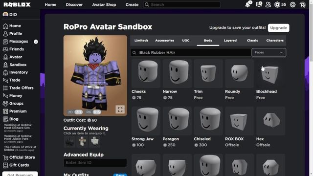 How to make Star Platinum in the Roblox avatar shop смотреть онлайн