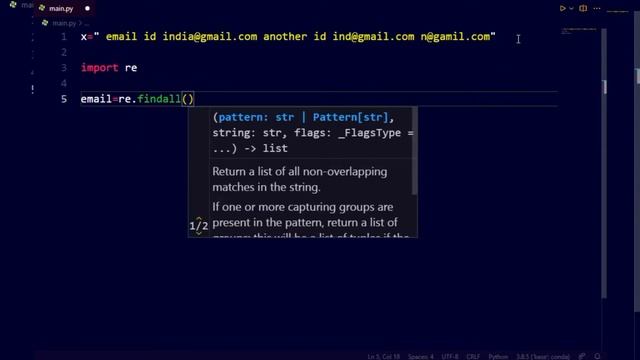 python program to find Email ID from the string | re Module Python смотреть онлайн