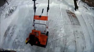 снегоуборщик электрический Al-ko 46 Е, обзор, Донецк выпал снег  Snow blower electric