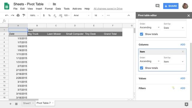 Google Sheets - Pivot Tables | Summarize by Year, Month or Quarter смотреть онлайн