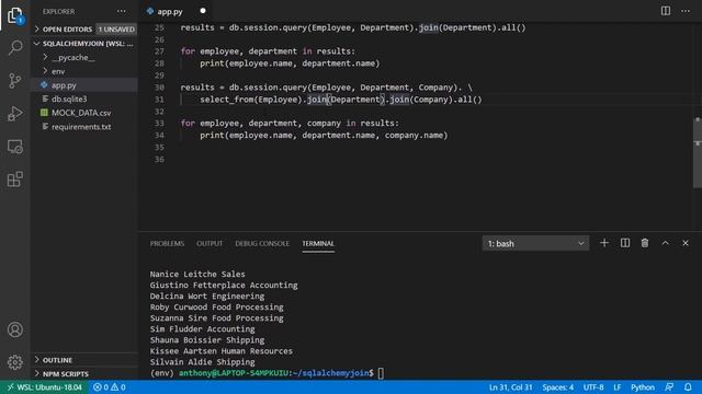 How to Create Joins in SQLAlchemy смотреть онлайн