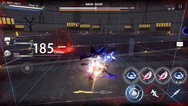 Nier Team PGR Co-op Nightmare Gabriel Starfall / Punishing Gray Raven SSS A2 S 2B S 9S Nier Collab смотреть онлайн