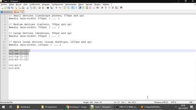 03 - Introducción al Diseño Adaptable [Bootstrap 4] смотреть онлайн