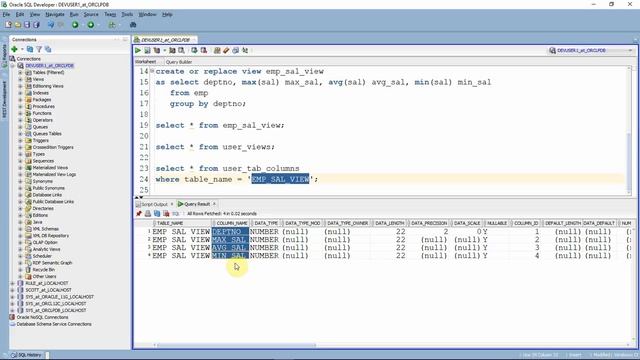 What is the view in oracle? simple view? complex view? смотреть онлайн