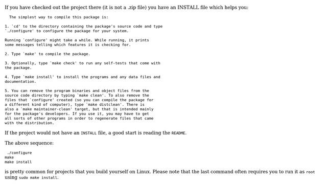 How to compile a downloaded .zip file? смотреть онлайн