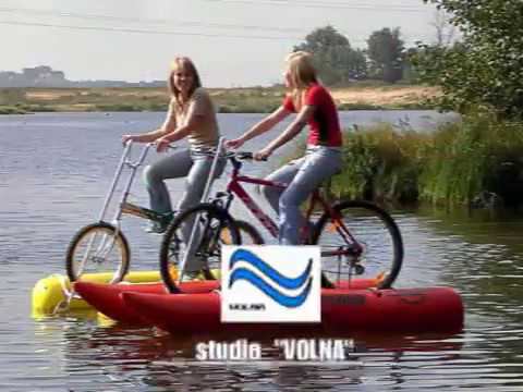 ВейвРанер средство перемещения велосипеда по воде. смотреть онлайн