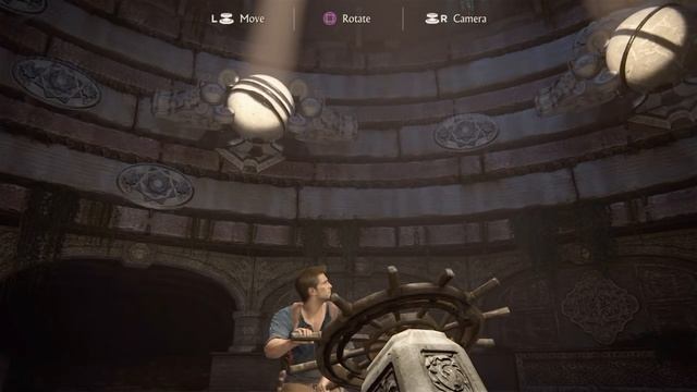 Uncharted 4 - Chapter 12: Rotating balls and symbols puzzle solution смотреть онлайн