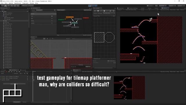 Delfi test vid #1 - Unity jumpy platformer смотреть онлайн