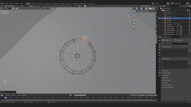 Roll cake - Blender tutorial - modeling, shading, animation смотреть онлайн