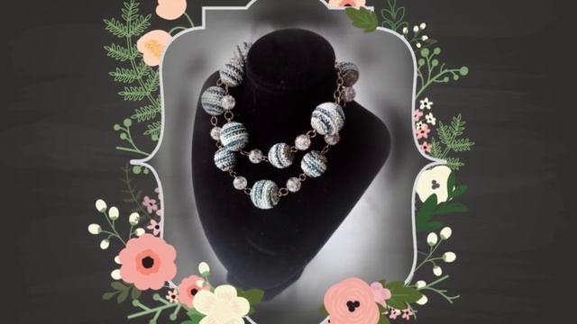 Вязаные украшения. Вязаные бусы // Идеи для творчества смотреть онлайн