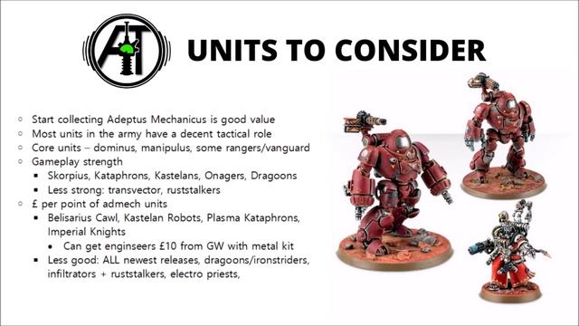 Starting a New Admech Army - Adeptus Mechanicus Start Collecting Discussion + Tactics смотреть онлайн
