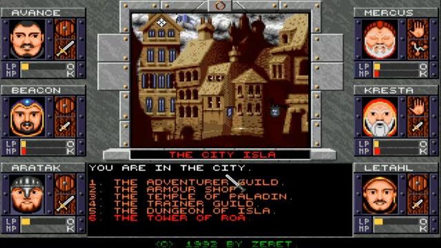 AMIGA Dungeons of Avalon II The Island of Darkness AMIGA OCS 1992 Zeret h DTC t +3 Palace adf zip смотреть онлайн