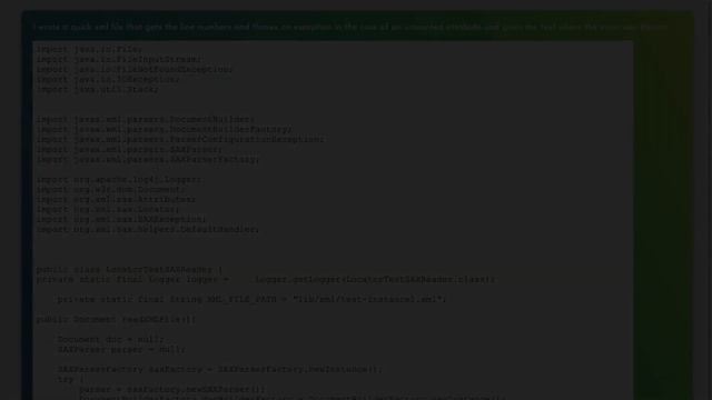 XML / Java: Precise line and character positions whilst parsing tags and attributes? смотреть онлайн
