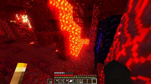 Ванильное выживание в Minecraft #10 | Первый поход в ад! #minecraft  #minecraftshorts