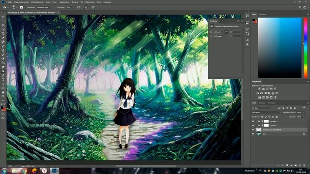 Как обработать видео с эффектом наложения света смотреть онлайн