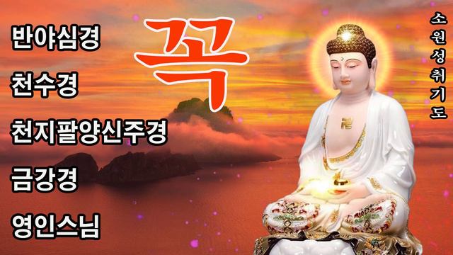 하루 1번만 들어라! 소원이 실현되는 건강,부자,성공,풍요,행운,행복,재물,소원성취 행운 🙏 반야심경,천수경,금강경,관세음보살정근,석가모니불정근,약사여래불정근 - 영인스님 смотреть онлайн