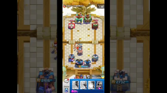 Clash Royale 2 vs 2 Колода 2.6 эликсира #clashroyale #game #gameplay #gaming #2vs2 смотреть онлайн