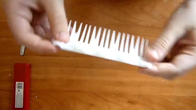 Самодельный гребешок (расческа) смотреть онлайн