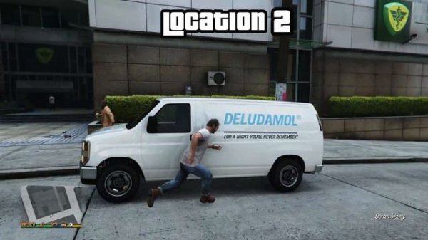 Deludamol Van Locations (Map Location) GTA 5 Story Mode