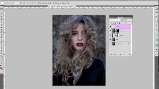 How to edit and color fashion portraits - Photoshop Tutorial смотреть онлайн
