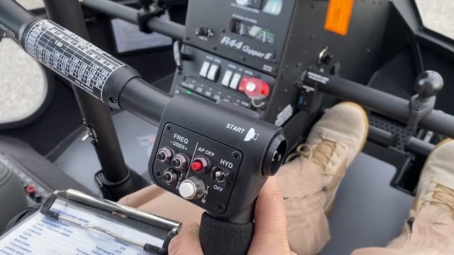 Предполетная проверка гидравлических органов управления вертолётов R44, R66. смотреть онлайн