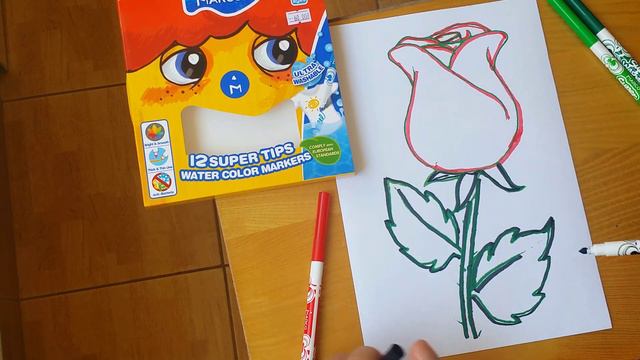 How to draw a rose, draw a flower step by step смотреть онлайн