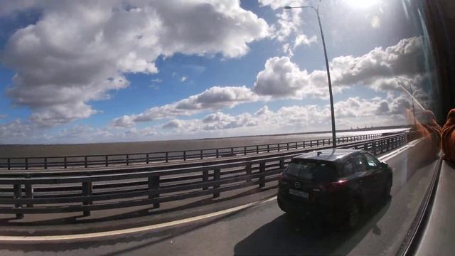 Дорога в Кронштадт 13.09.2020 Таймлапс смотреть онлайн