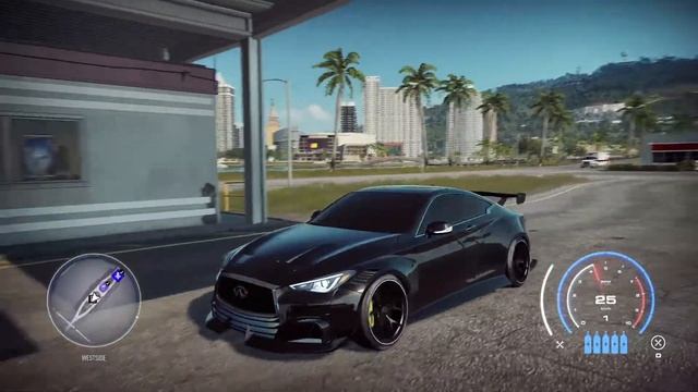 NFS HEAT INFINITI Q60 S '17 +400 FAST CAR 382 KM/H смотреть онлайн
