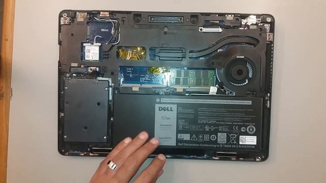 Dell Latitude E5470, battery replacement method in Urdu Language. смотреть онлайн