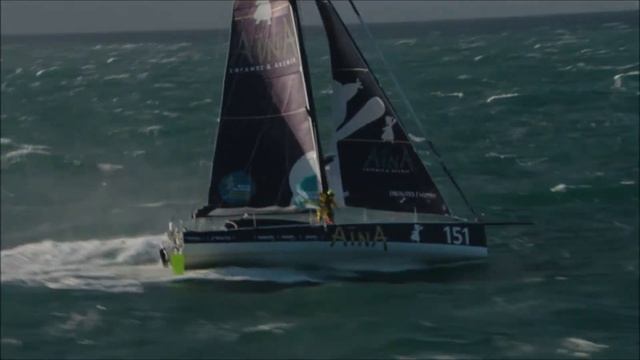 Team Aïna vue du ciel - Entraînement Route du Rhum 2018 смотреть онлайн