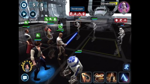 Star Wars Galaxy of Heroes: Assault Battles, Military Might (Mythic Tier) смотреть онлайн