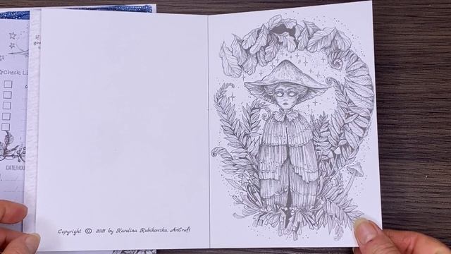 Spirits of Nature: Into the Forest Coloring Postcards | Karolina Kubikowska смотреть онлайн