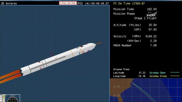 [Public Domain] ISS Resupply OA-9 Launch - T-5 Minutes to Orbit смотреть онлайн