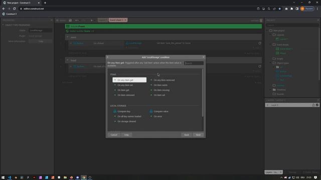 Save & Load values // Quick Tutorials // Construct 3 смотреть онлайн