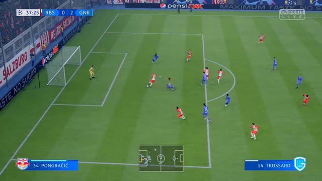 Fifa 19-salzburg -krc Genk Terug Ronde Champions League 2019-ps4 Nl 4k