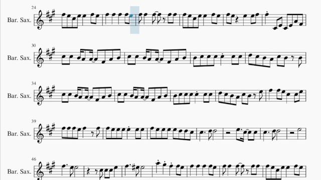 Baritone Sax Sheet Music: How to play You're Gonna Go Far Kid by The Offspring смотреть онлайн