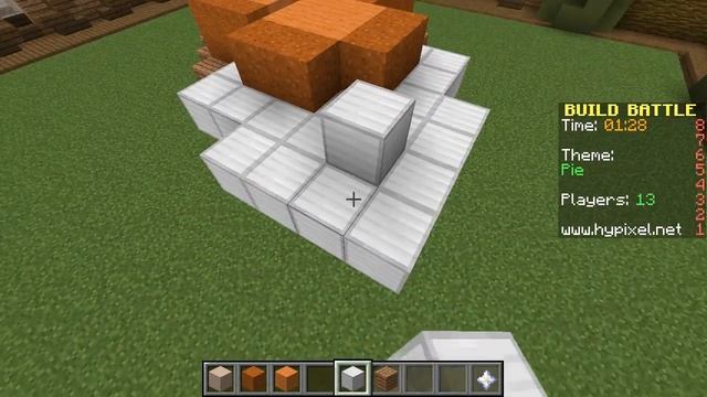 ПИРОГ в майнкрафт - БИТВА СТРОИТЕЛЕЙ - Build Battle #1 - Minecraft смотреть онлайн