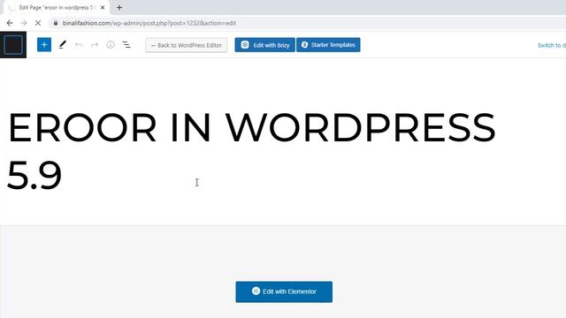 How to Fix Elementor Error in Wordpress 5.9 Urdu/Hindi смотреть онлайн