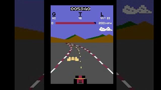 Pole Position (Atari 2600) - Game Play смотреть онлайн