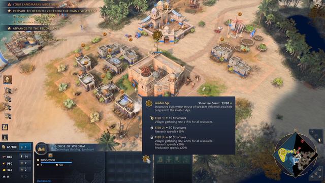 age of empires IV dlc the sultan ascend campaign part 1 : the defend of tyre смотреть онлайн