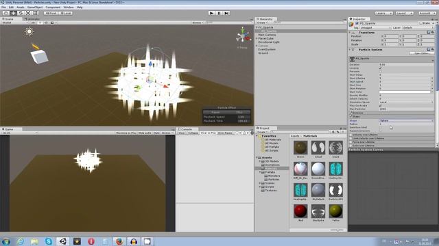 Unity 5 Tutorial: Particle Systems #04 - Sparkles смотреть онлайн
