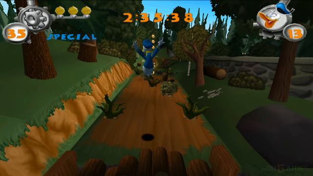 Donald Duck: Goin' Quackers - PS2 Gameplay Playthrough 4k 2160p (PCSX2) PART 1 (Duckie Mountain)